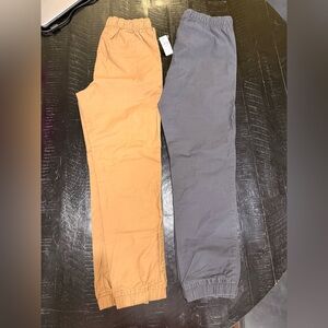 GAP Kids Tan and Gray Casual Bottoms